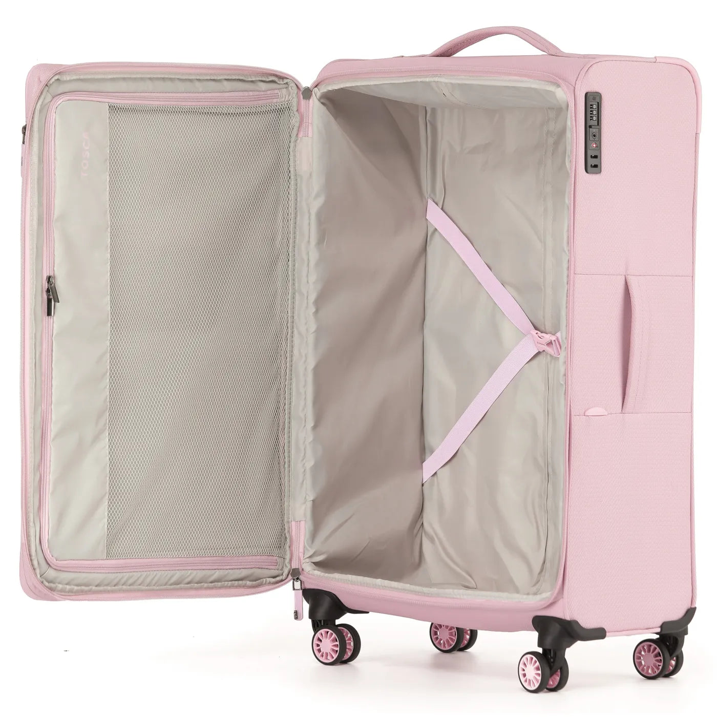 Tosca So Lite 79 cm 4-Wheel Expandable Suitcase - Blush