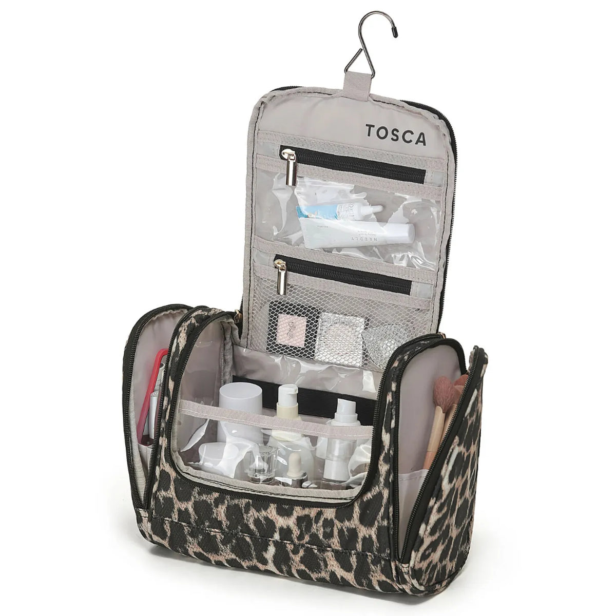 Tosca So Lite Hanging Vanity Bag - Leopard