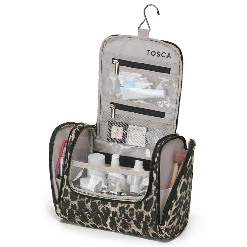 Tosca So Lite Hanging Vanity Bag - Leopard