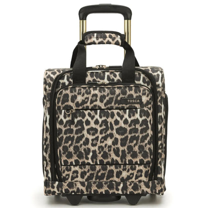 Double carry handles and push button, retractable handle