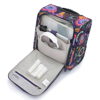 Front pocket with laptop organisation