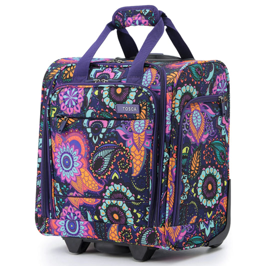 Tosca So Lite Onboard 2-Wheel Under Seat Bag - Paisley