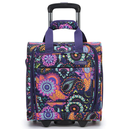 Tosca Paisley Underseat Wheeled Suitcase