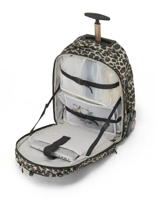 Tosca So Lite Onboard Trolley Backpack - Leopard