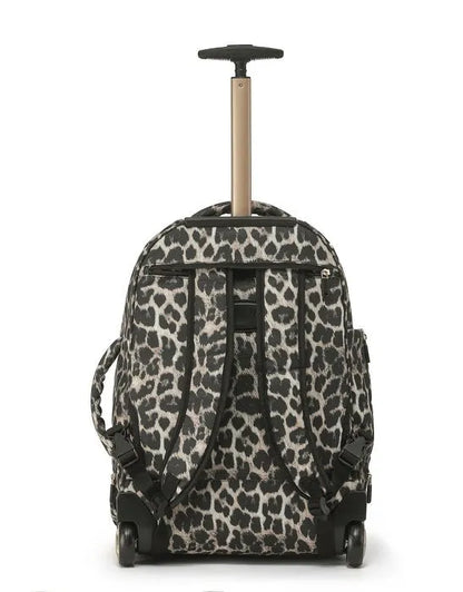 Tosca So Lite Onboard Trolley Backpack - Leopard