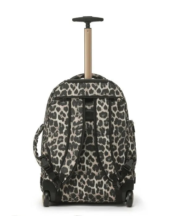Tosca So Lite Onboard Trolley Backpack - Leopard