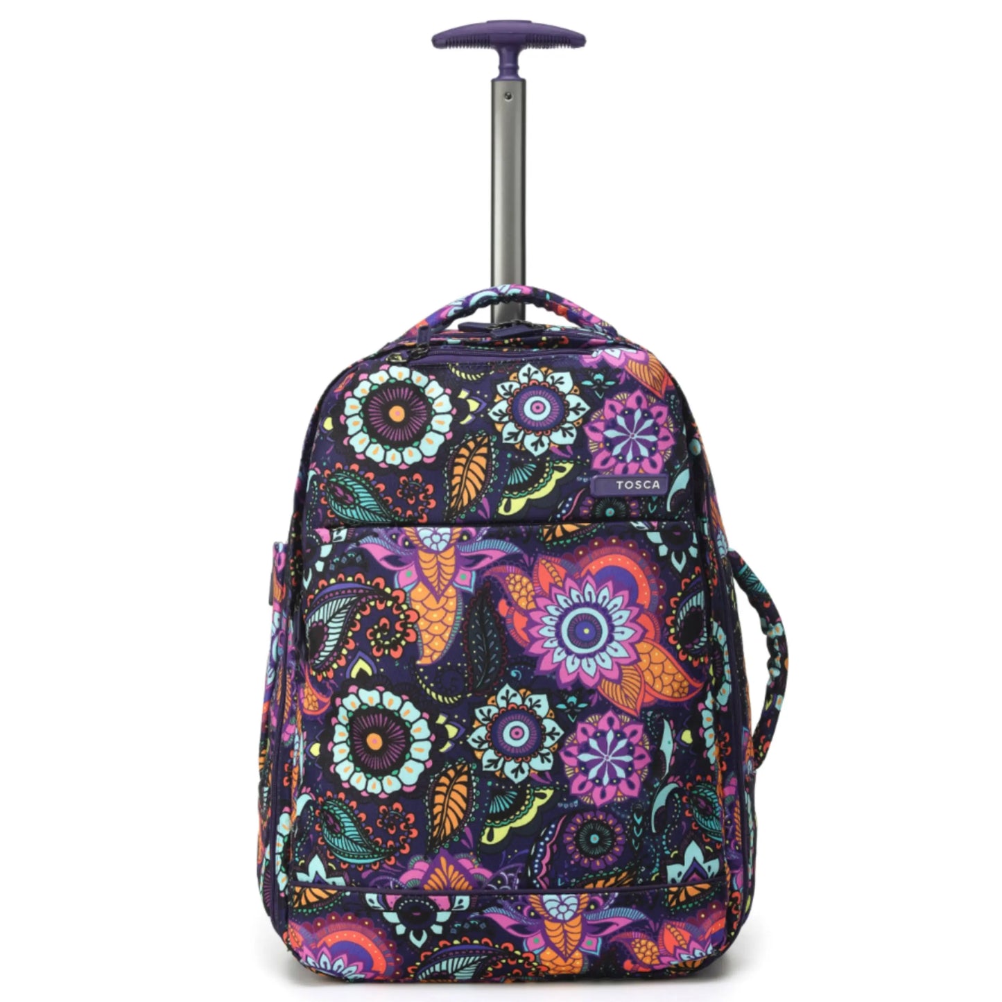 Tosca So Lite Onboard Trolley Backpack - Paisley