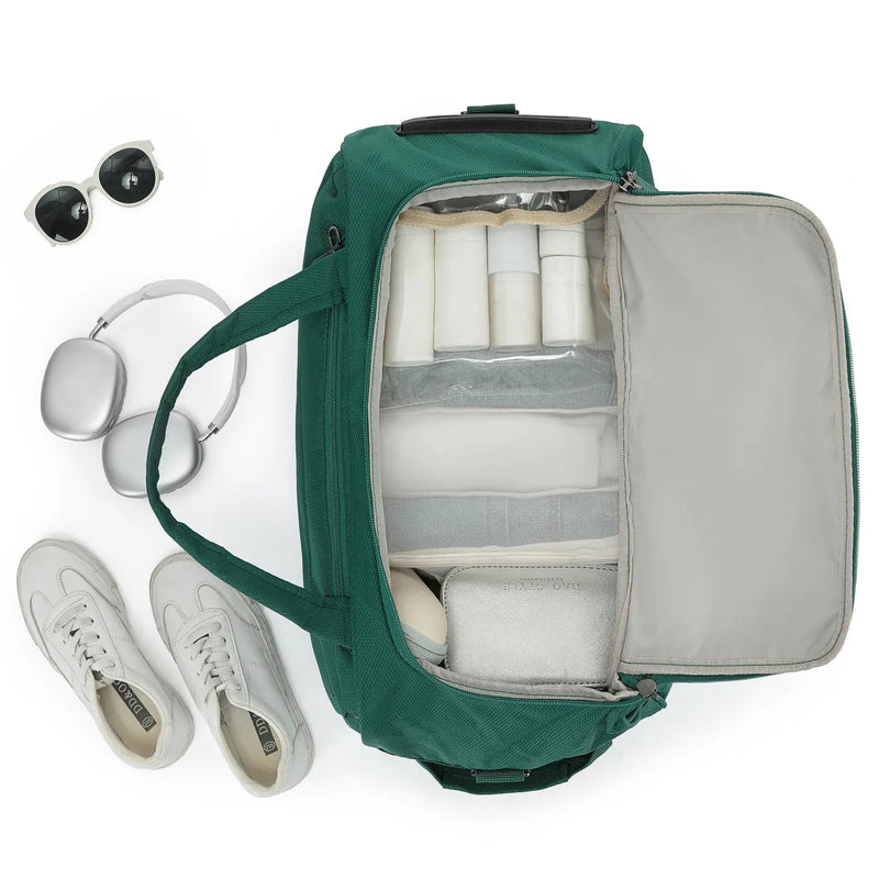 Tosca So Lite Onboard Wheel Bag - Emerald Green