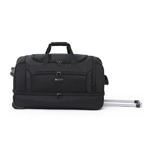 Tosca Trek 72 cm Deluxe Wheeled Duffle Bag - Black