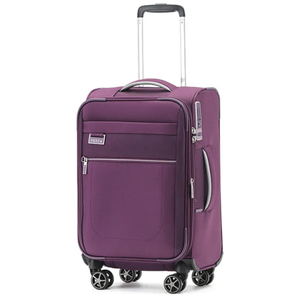 Tosca Vega 55 cm 4-Wheel Carry-on Spinner Luggage - Plum