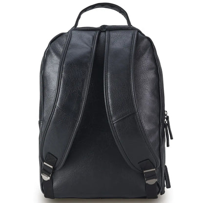 Padded, adjustable shoulder straps
and grab handle