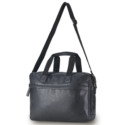 Tosca Vegan Leather Laptop Business Bag - Black