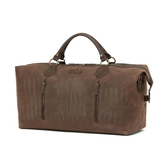 Tosca Waxed Canvas Duffle Bag - Brown
