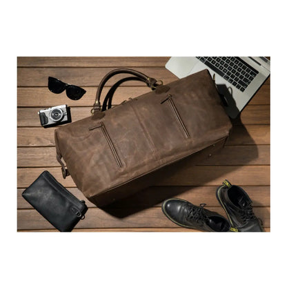 TOSCA Waxed Canvas Duffel Bag is the perfect overnight bag