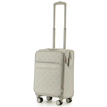 Tosca Willow 55 cm 4-Wheel Expandable Carry-on Suitcase - Vanilla