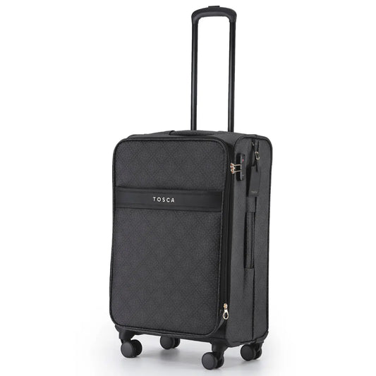 Tosca Willow 66 cm 4-Wheel Expandable Suitcase - Caviar