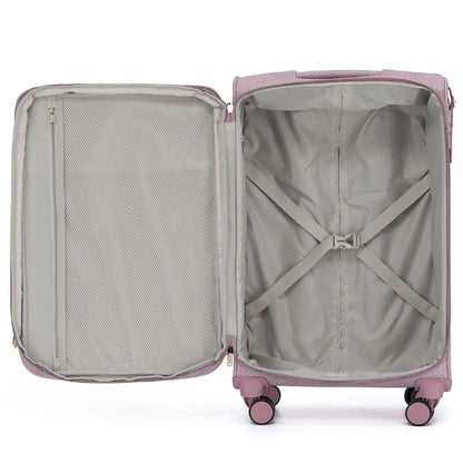 Tosca Willow 66 cm 4-Wheel Expandable Suitcase - Misty Rose