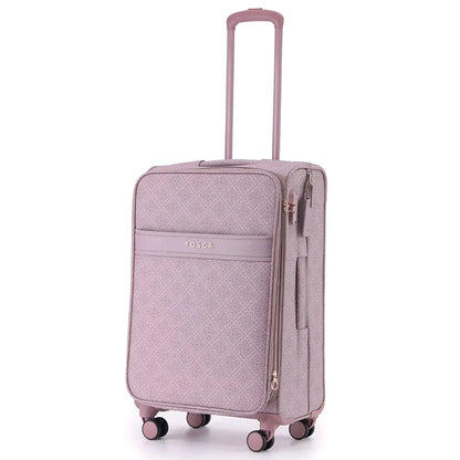 Tosca Willow 66 cm 4-Wheel Expandable Suitcase - Misty Rose