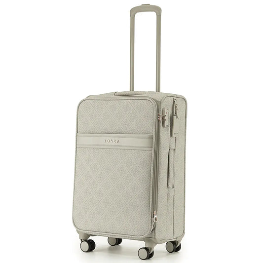 Tosca Willow 66 cm 4-Wheel Expandable Suitcase - Vanilla