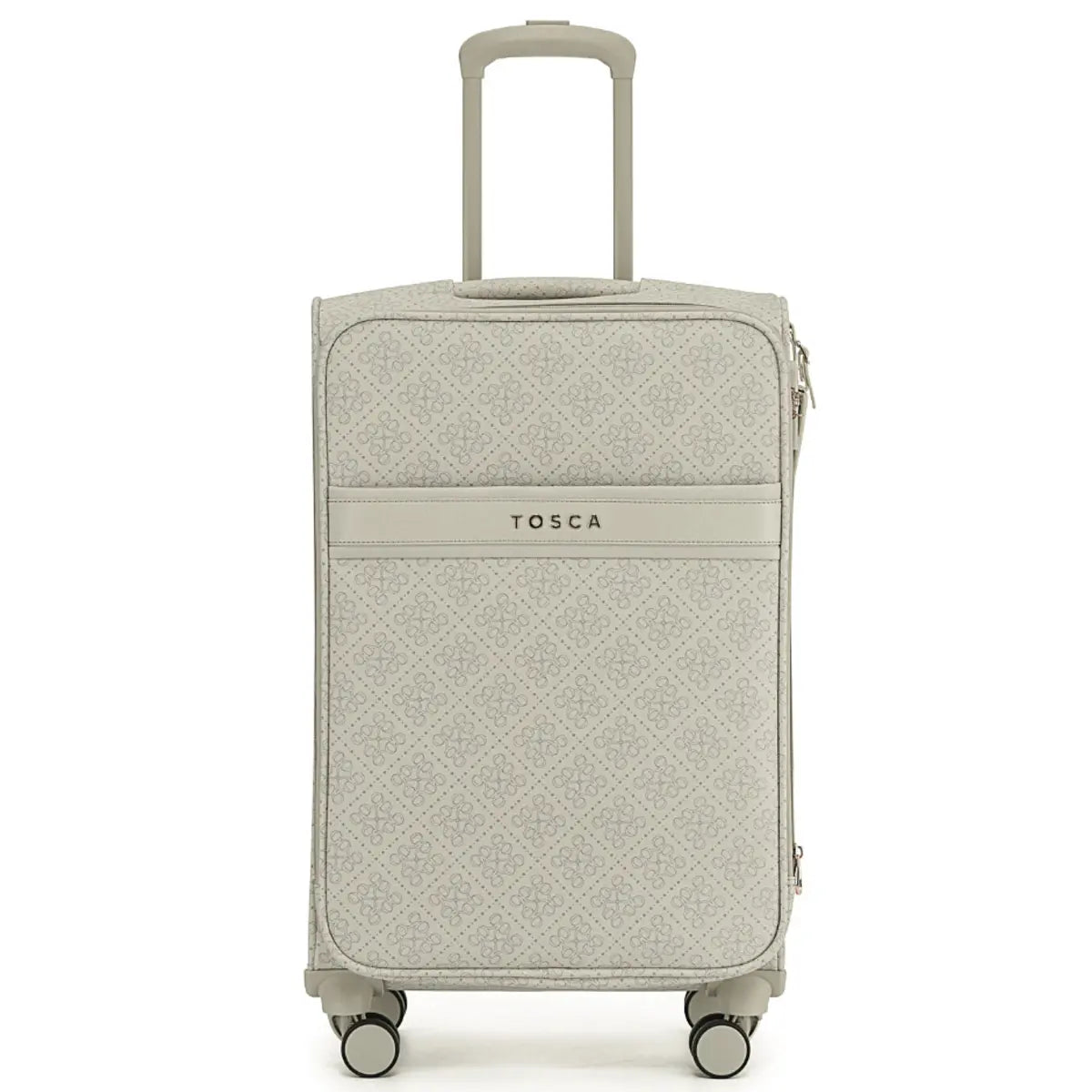 Tosca Willow 66 cm 4-Wheel Expandable Suitcase - Vanilla