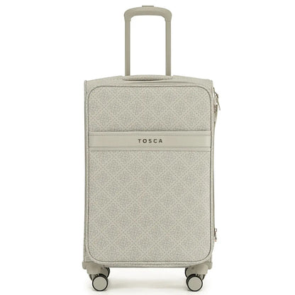 Tosca Willow 66 cm 4-Wheel Expandable Suitcase - Vanilla
