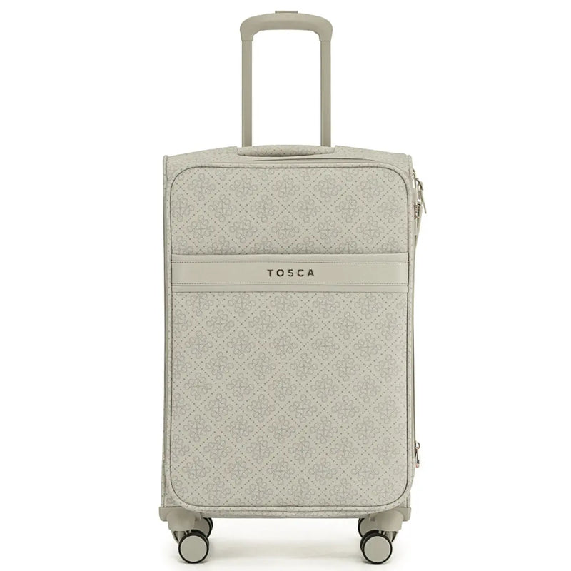 Tosca Willow 66 cm 4-Wheel Expandable Suitcase - Vanilla