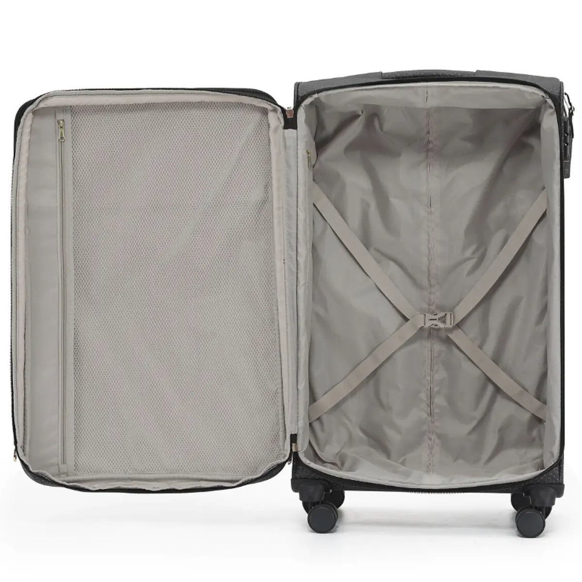 Tosca Willow 77 cm 4-Wheel Expandable Suitcase - Caviar