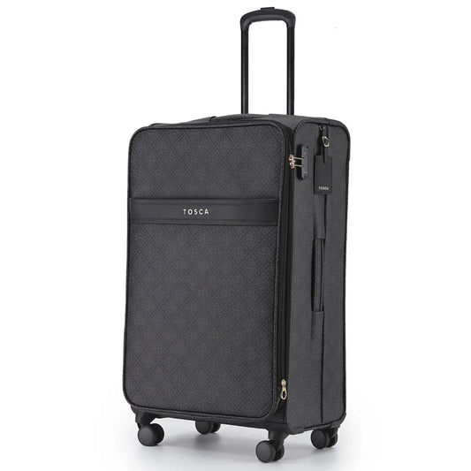 Tosca Willow 77 cm 4-Wheel Expandable Suitcase - Caviar