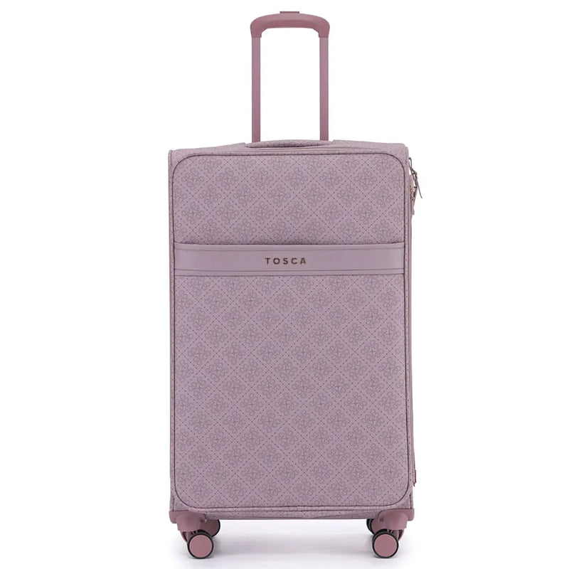 Tosca Willow 77 cm 4-Wheel Expandable Suitcase - Misty Rose