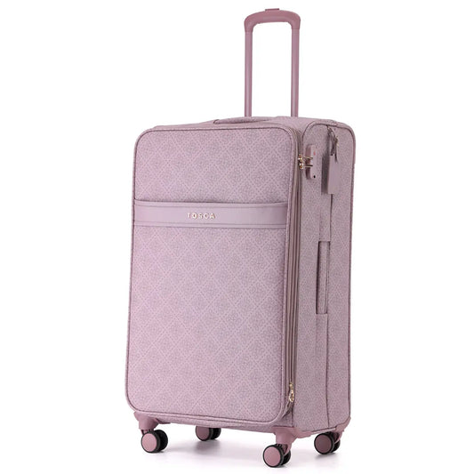 Tosca Willow 77 cm 4-Wheel Expandable Suitcase - Misty Rose