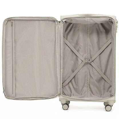 Tosca Willow 77 cm 4-Wheel Expandable Suitcase - Vanilla
