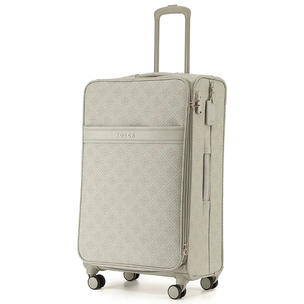 Tosca Willow 77 cm 4-Wheel Expandable Suitcase - Vanilla