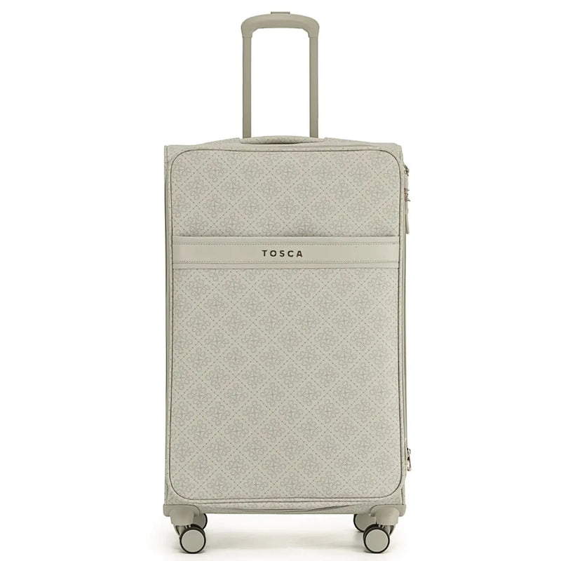 Tosca Willow 77 cm 4-Wheel Expandable Suitcase - Vanilla