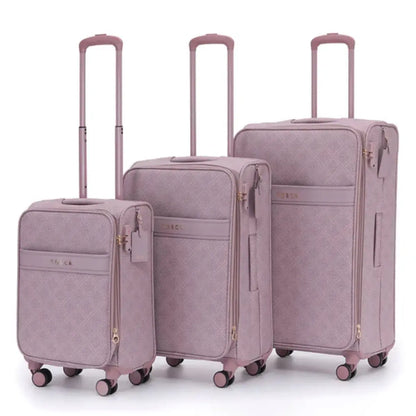 Tosca Willow Suitcase Set of 3 - Misty Rose (Carry-on Medium and Large)