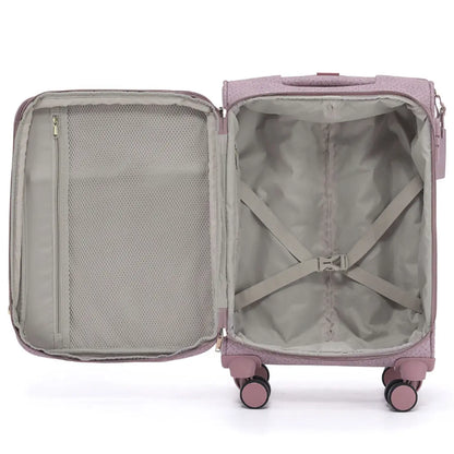 Tosca Willow Suitcase Set of 3 - Misty Rose (Carry-on Medium and Large)