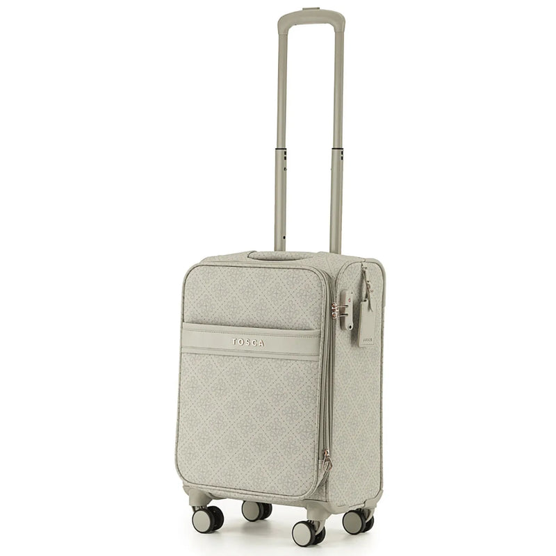 Tosca Willow Suitcase Set of 3 - Vanilla (Carry-on Medium and Large)