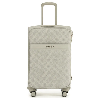 Tosca Willow Suitcase Set of 3 - Vanilla (Carry-on Medium and Large)