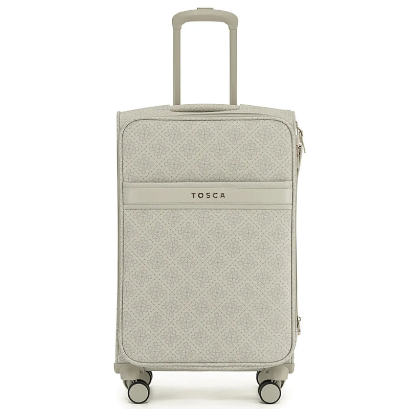 Tosca Willow Suitcase Set of 3 - Vanilla (Carry-on Medium and Large)