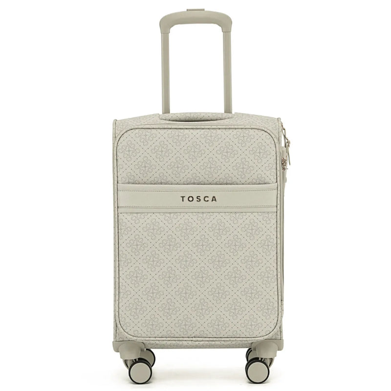 Tosca Willow Suitcase Set of 3 - Vanilla (Carry-on Medium and Large)