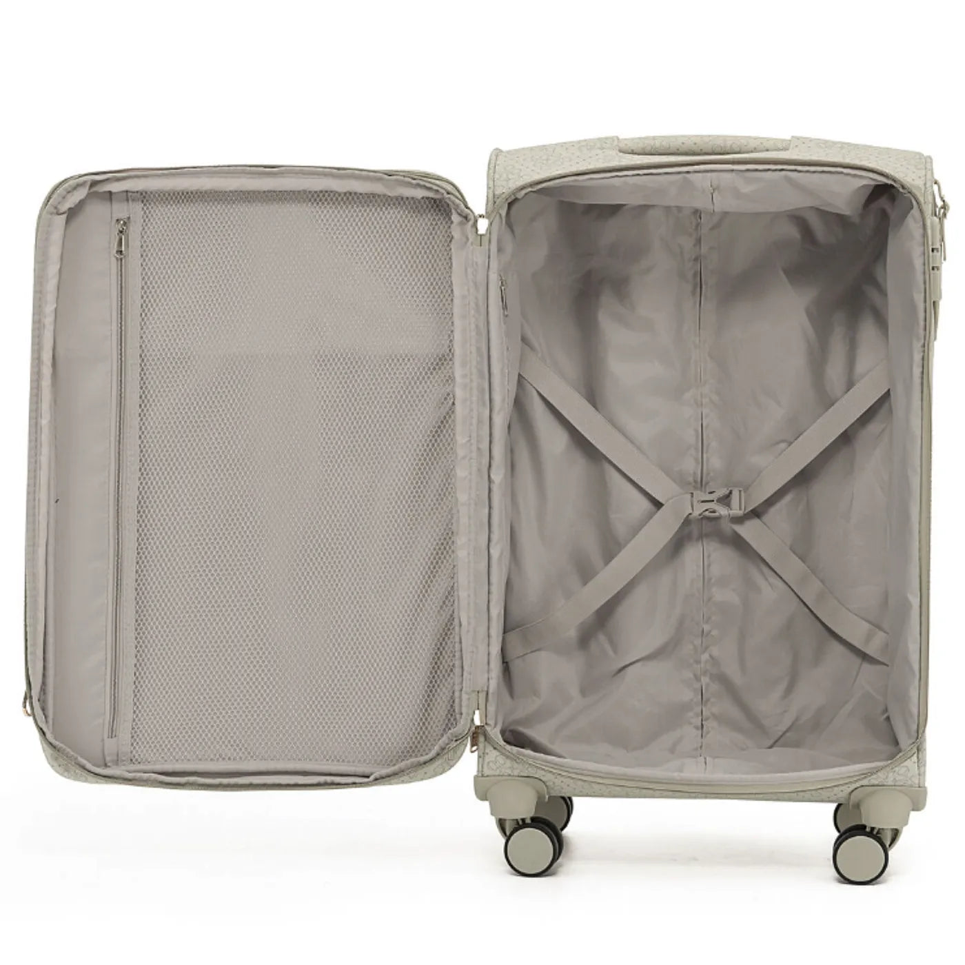 Tosca Willow Suitcase Set of 3 - Vanilla (Carry-on Medium and Large)