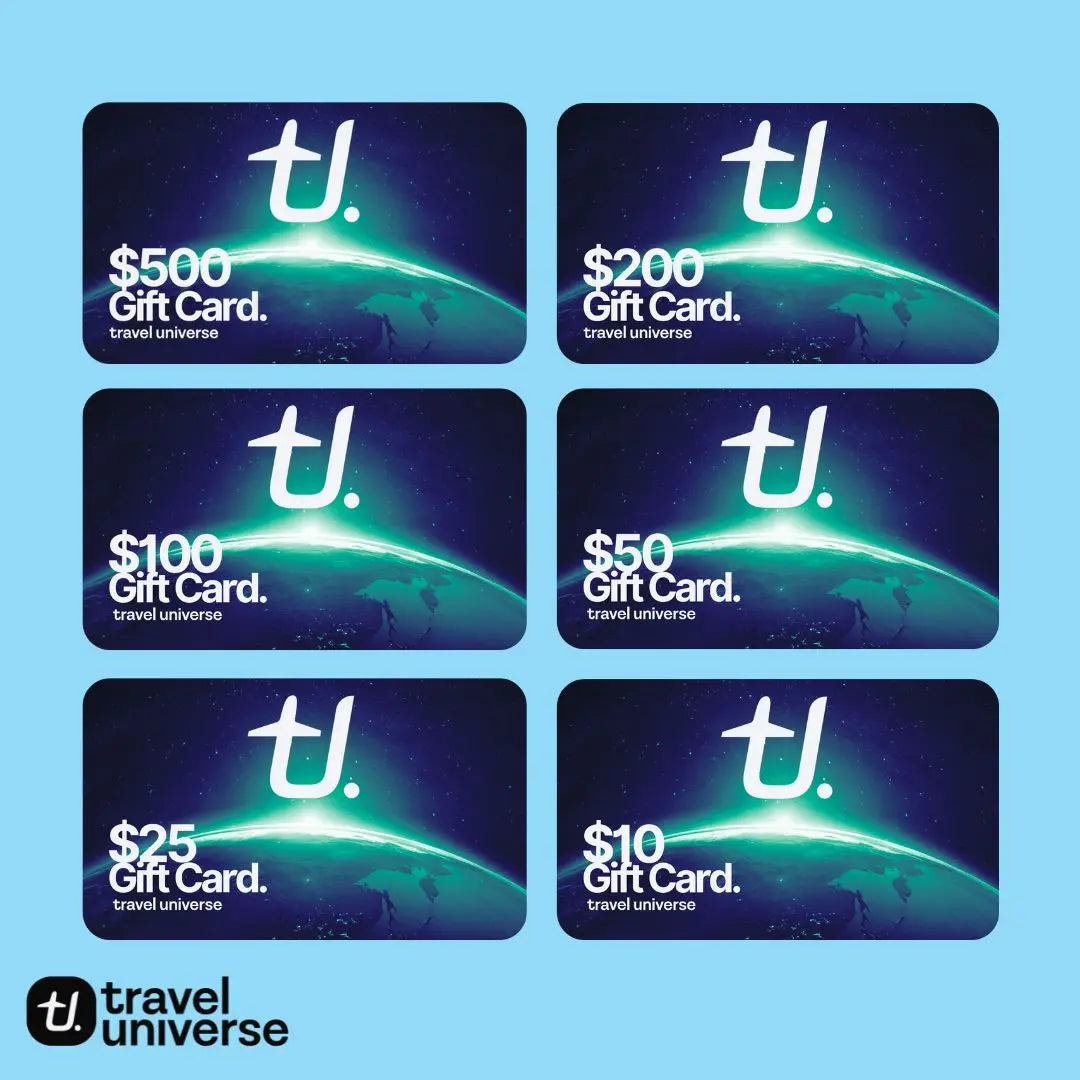 Gift Cards Travel Universe $10-$500