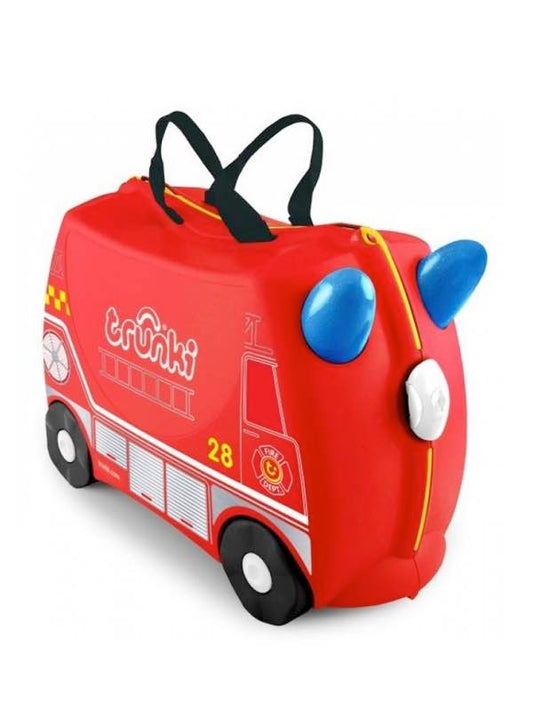 Fire Engine Frank - Ride on Suitcase - Red : Trunki