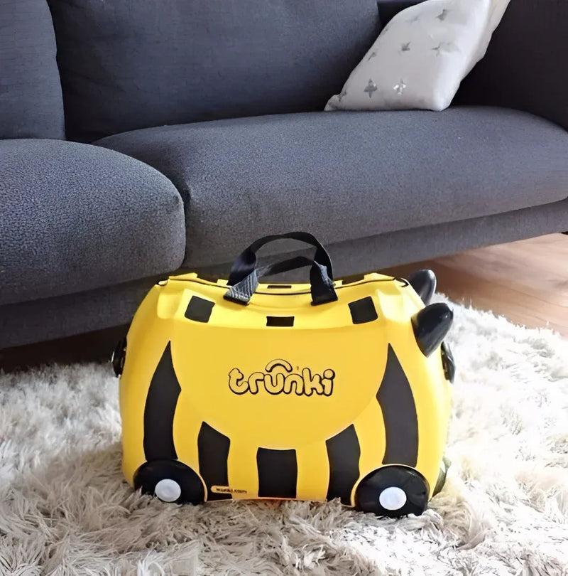 Trunki Bernard Bee - Ride on Suitcase / Carry-on Bag - Yellow