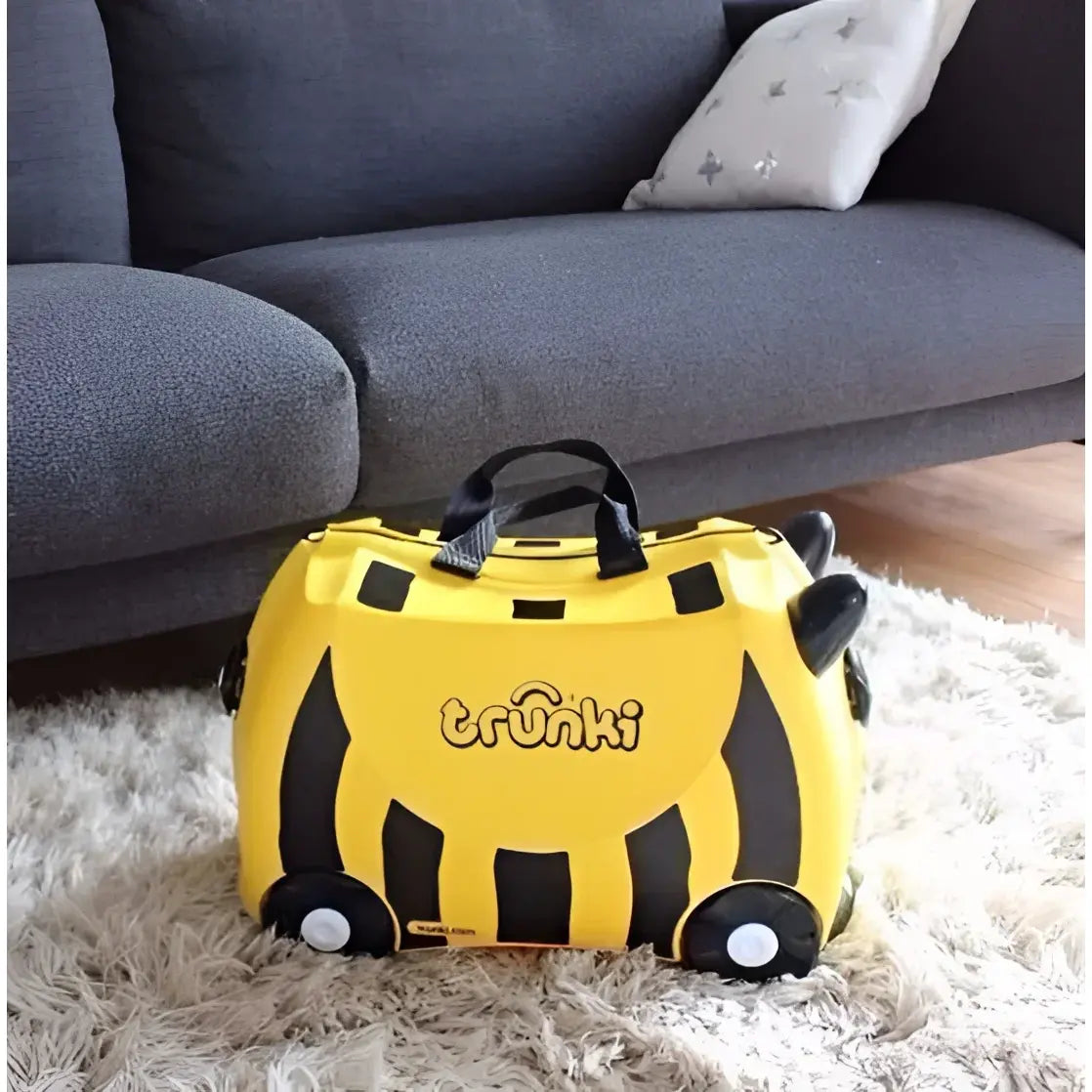 Trunki Bernard Bee - Ride on Suitcase / Carry-on Bag - Yellow