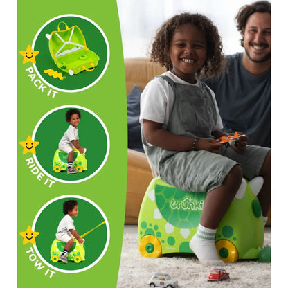 Designed for travelling tots – pack this loveable Dudley Trunki with all your travel essentials