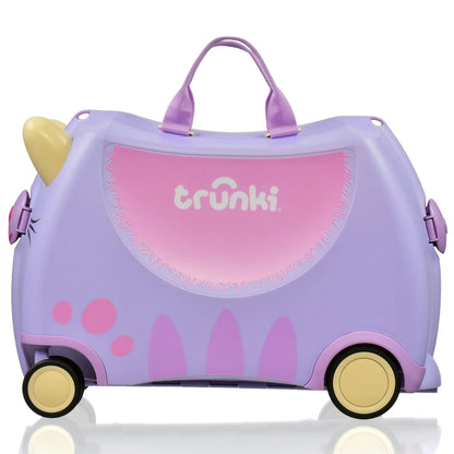 Trunki Glide Ride on Luggage / Kids Carry-on Bag - Cassie the Cat