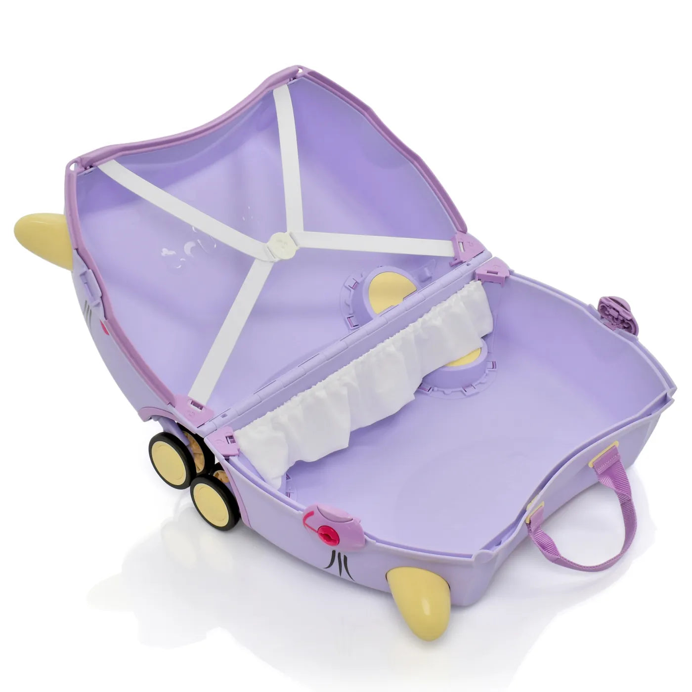 Trunki Glide Ride on Luggage / Kids Carry-on Bag - Cassie the Cat