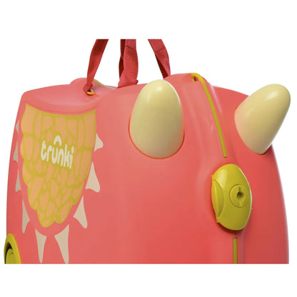 Trunki Glide Ride on Luggage / Kids Carry-on Bag - Dylan the Dragon