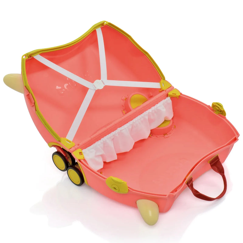 Trunki Glide Ride on Luggage / Kids Carry-on Bag - Dylan the Dragon