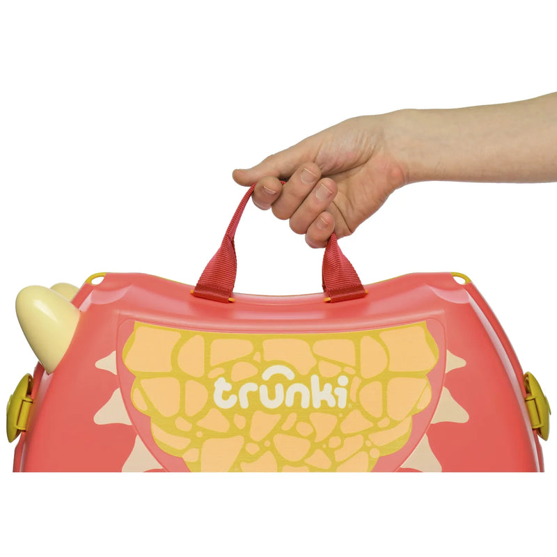 Trunki Glide Ride on Luggage / Kids Carry-on Bag - Dylan the Dragon